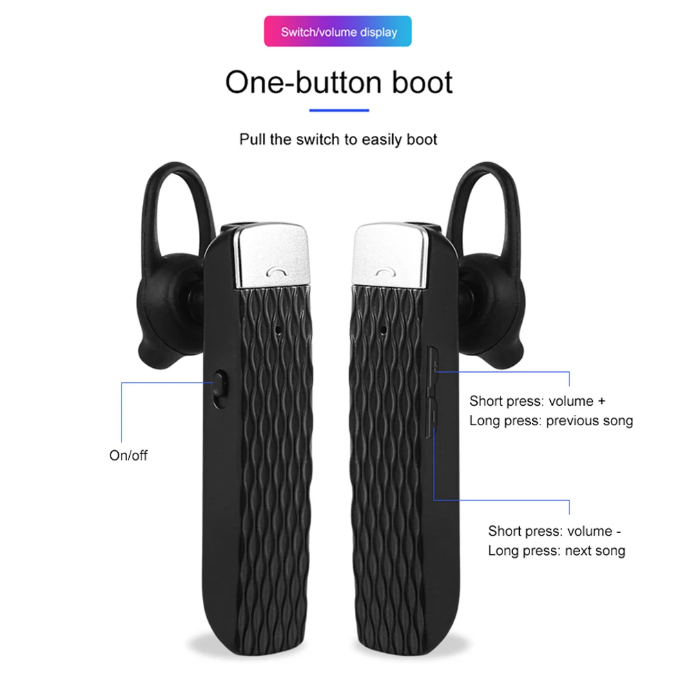 T2 Smart Voice Translator Headset Portable Real Time Multi-Language smart translation headset