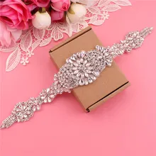 Свадебный пояс, свадебный пояс с кристаллами, свадебный пояс с бриллиантами, свадебный пояс