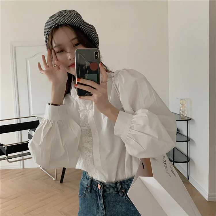 

Make firm offers in the lace long sleeve shirts