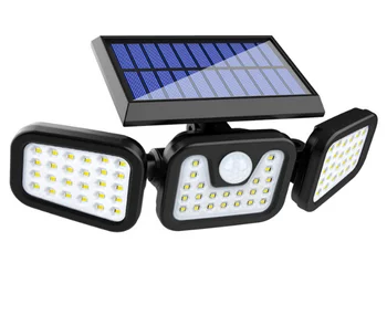 

New 3-head solar induction light outdoor courtyard lighting LED street light door light