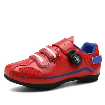

Road cycling shoes men's 2020 youth bicycle shoes men's non-slip shock absorption button sports shoes breathable cycling shoes