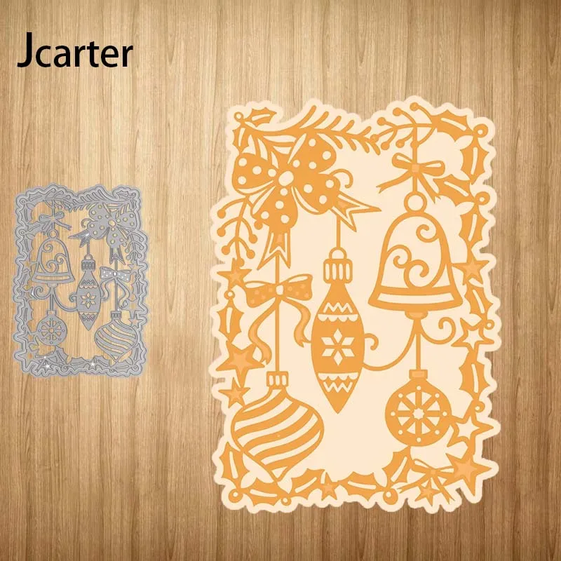 

New Metal Cutting Dies Rectangle Bell Lamp Craft Stencil Diy for Scrapbooking Handmade Card Make Shape Album Decoration Model
