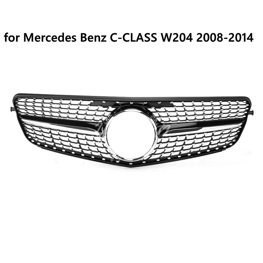 Автомобильная Алмазная Передняя решетка для Mercedes Benz C-CLASS W204 C180 C200 C300 2008-2014 |