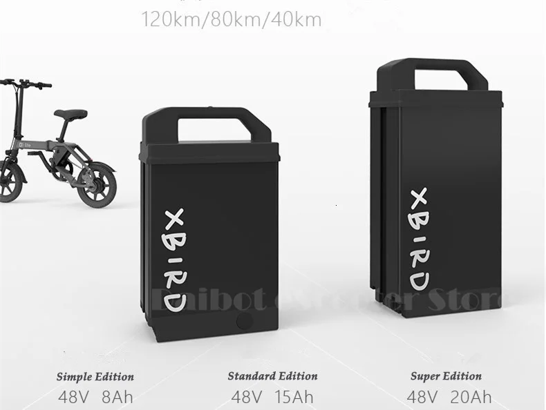 Daibot Portable Electric Bike Two Wheel Electric Scooters Three Cycling ModesSuspension 48V Folding Electric Bicycle For Adult (20)