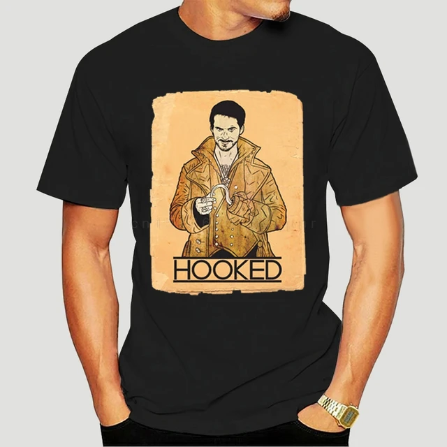 Hooked Captain Hook Once Upon A Tv Inspired T Shirt S M L Xl 2Xl For Youth  Middle-Age The Old Tee Shirt - AliExpress