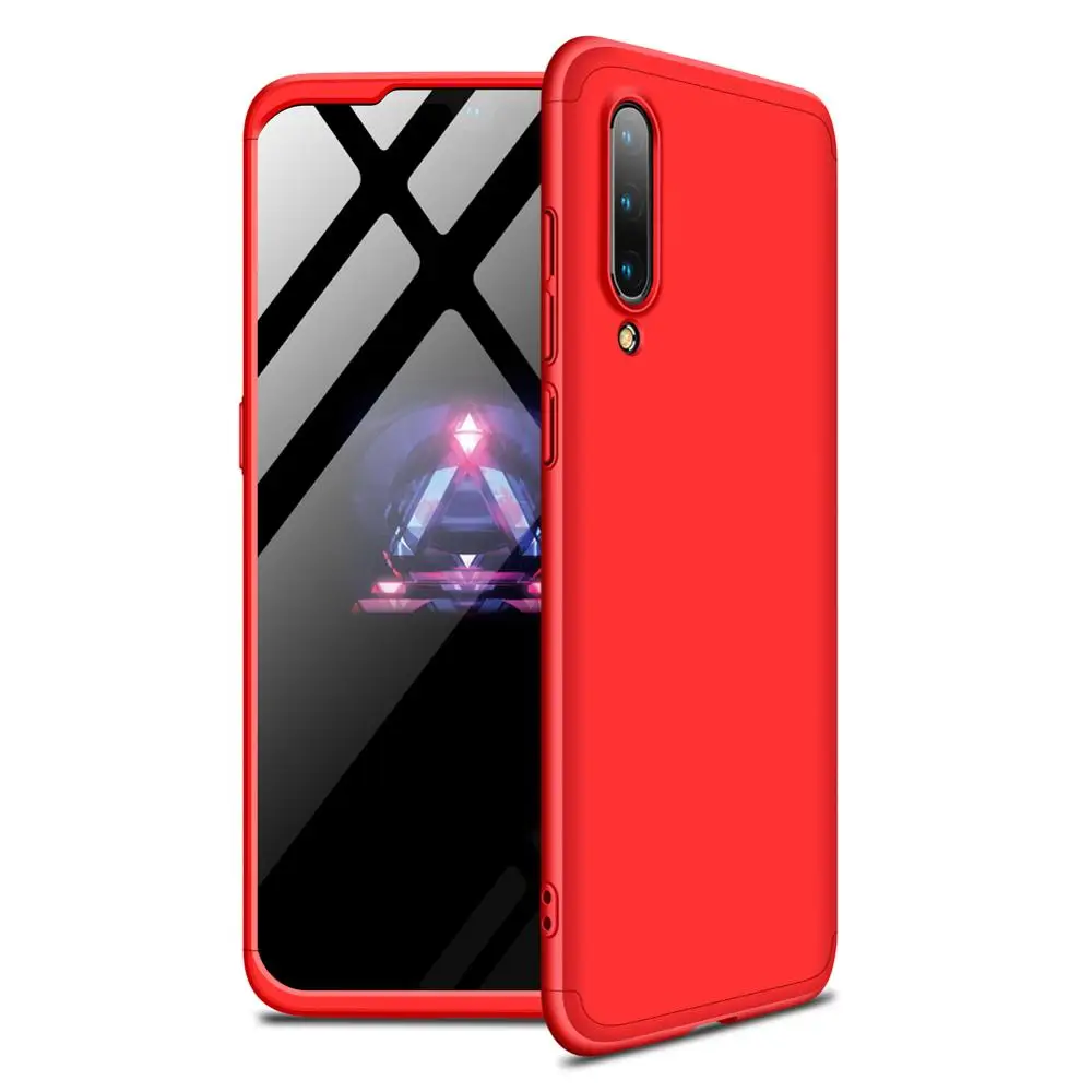 Red Case Армированный стеклянный чехол для mi9 se mi 9 se mi 9se xiaomi-mi-9-SE чехол на сяоми ми 9 се ми9 se ми9се Жесткий ПК анти-противоударный бампер чехлы mi-9-se mi9se xiomimi 9 se чехол ксиоми ми 9 се ми9 се чехол mi9 se - Цвет: Red Case