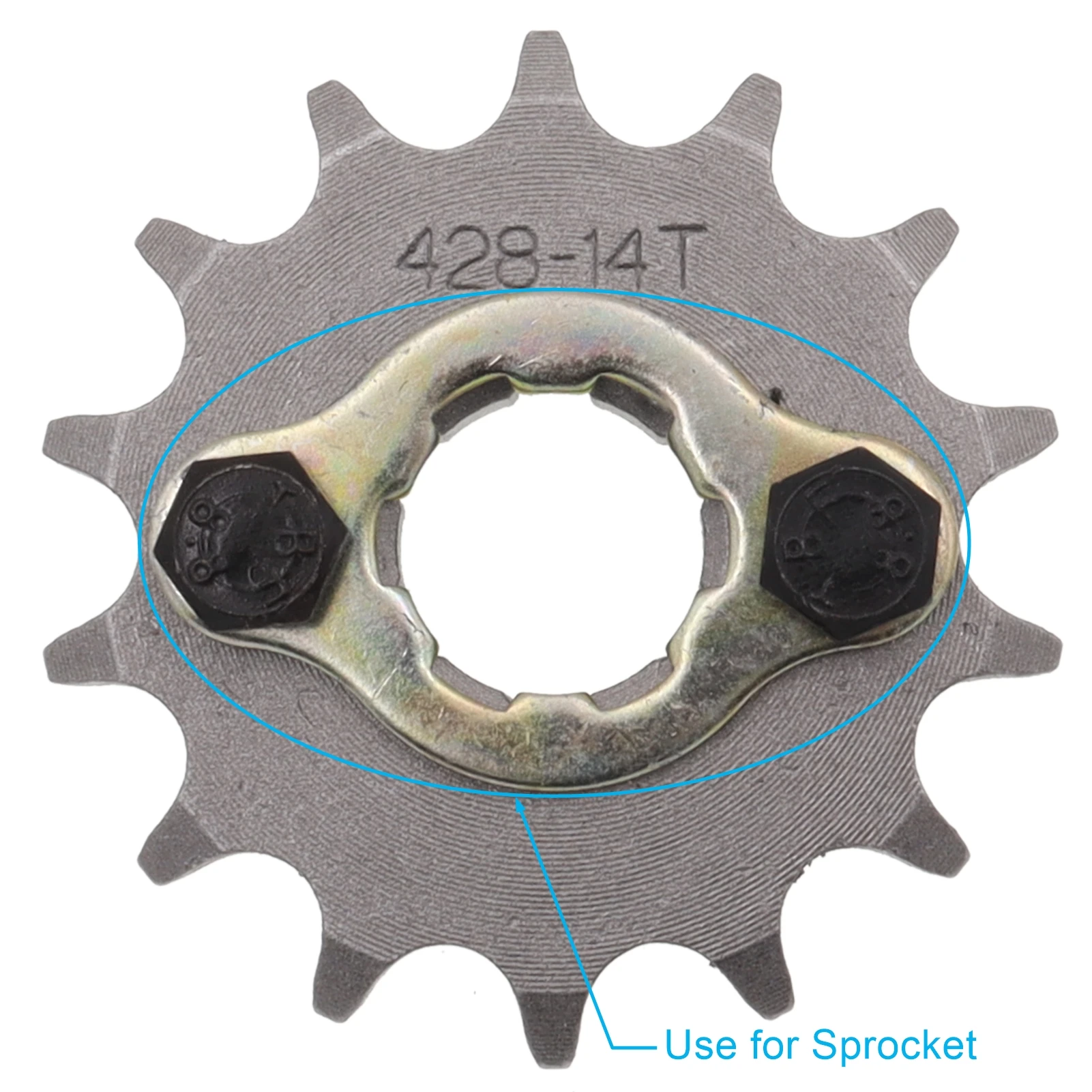 5Sets 17mm 20mm Front Engine 420# 428# Chain Sprocket Retainer Plate Locker Gasket Screw Engine Sprocket