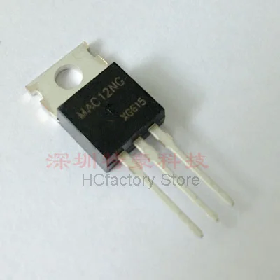 NEW Original 1pcs/lot MAC12NG MAC12N MAC12 TRIAC 800V 12A TO-220AB Best quality Wholesale one-stop distribution list