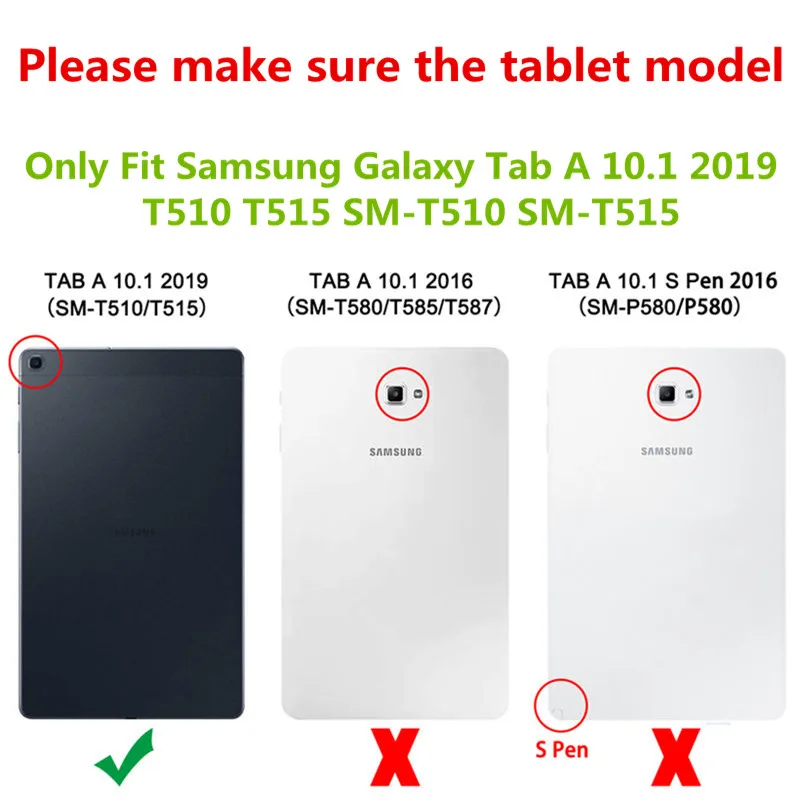 Чехол для samsung Tab A 10,1 кожаный чехол с цветочным рисунком для samsung Galaxy Tab A 10,1 дюймов SM-T510 T515 чехол s