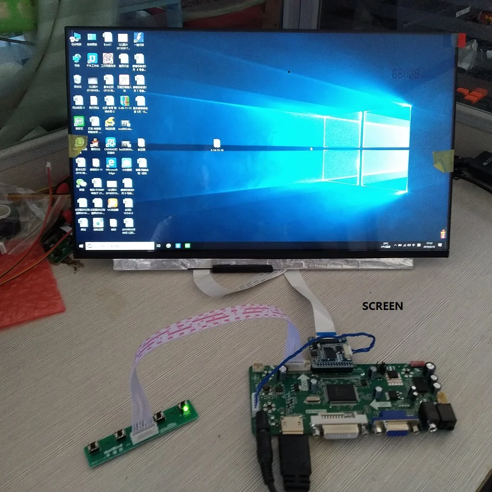  HDMI kit VGA 15.6inch Audio IPS NV156FHM-A21 1920x1080 LCD LED HDMI Panel + M.NT68676 controller dr - 4000077867819