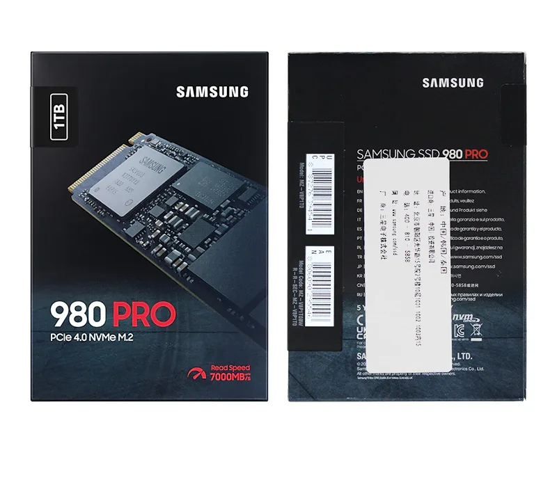 SAMSUNG SSD 980 PRO M.2 1TB 2TB Internal Solid State Drive  250GB 500GB PCIe 4.0 NVMe up to 6,900 MB/s For Laptop Desktop