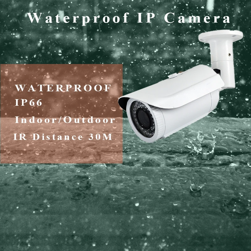 H.264 IP камера наружная 5MP инфракрасная 2,8-12 мм объектив H.265 FTP CMOS onvif Водонепроницаемая белая цилиндрическая камера для видеонаблюдения