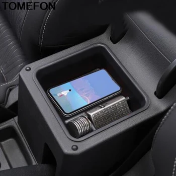 

TOMEFON For Volkswagen T-Cross 2018 2019 2020 Front Center Console Armrest Organizer Tray Storage Box Trim Interior Accessories