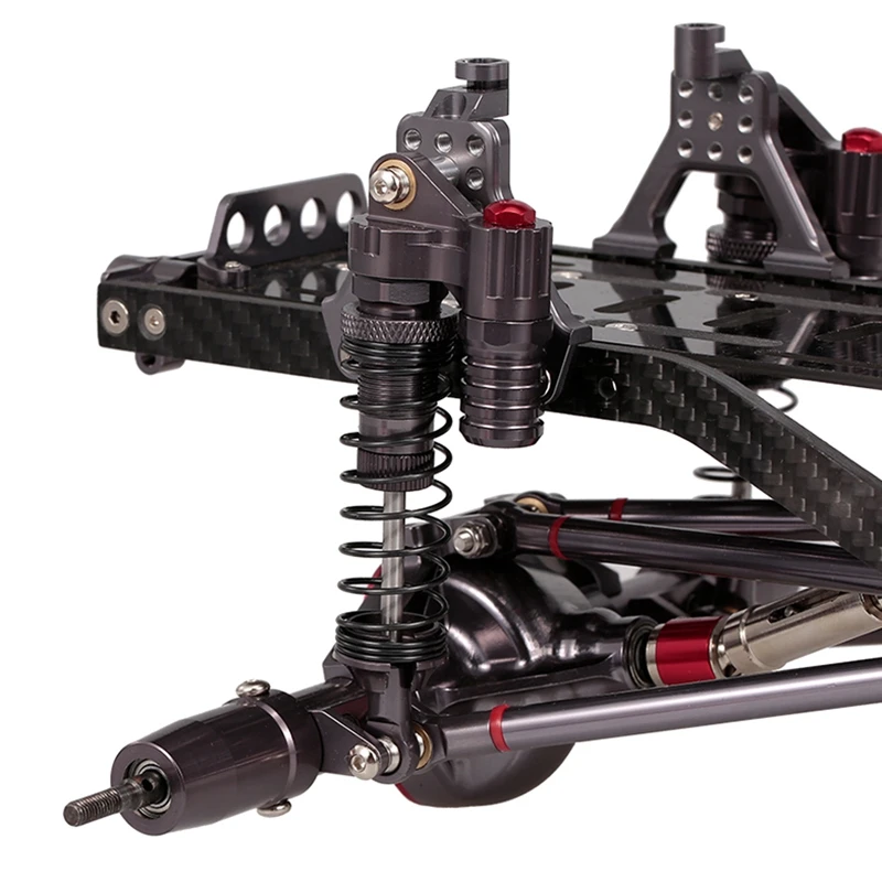 RC набор рамы автомобиля 1/10 CNC алюминий для SCX10 осевой Гусеничный альпинистский