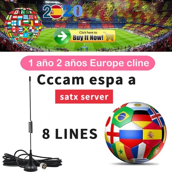 

Cccam ESPA A Cline For Europe 1/2 years 8 Lines Ccams Spain Stable Server Oscam Germany Poland Portugal for HD Satellite Decoder