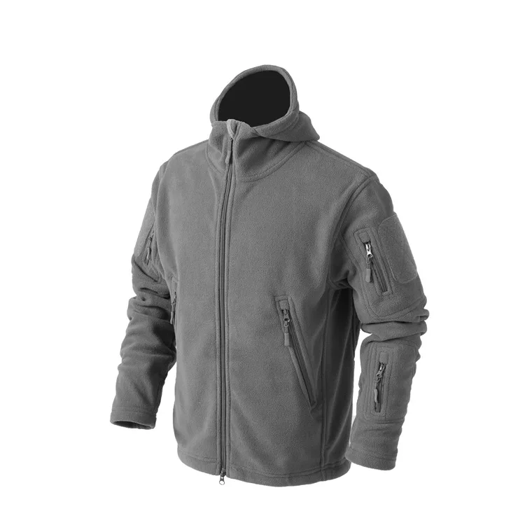 Military Tactical Soft Shell Fleece Jacket Men Army Polartec Sportswear Thermal Hunt Hiking Big Size Hoodie Jackets Male