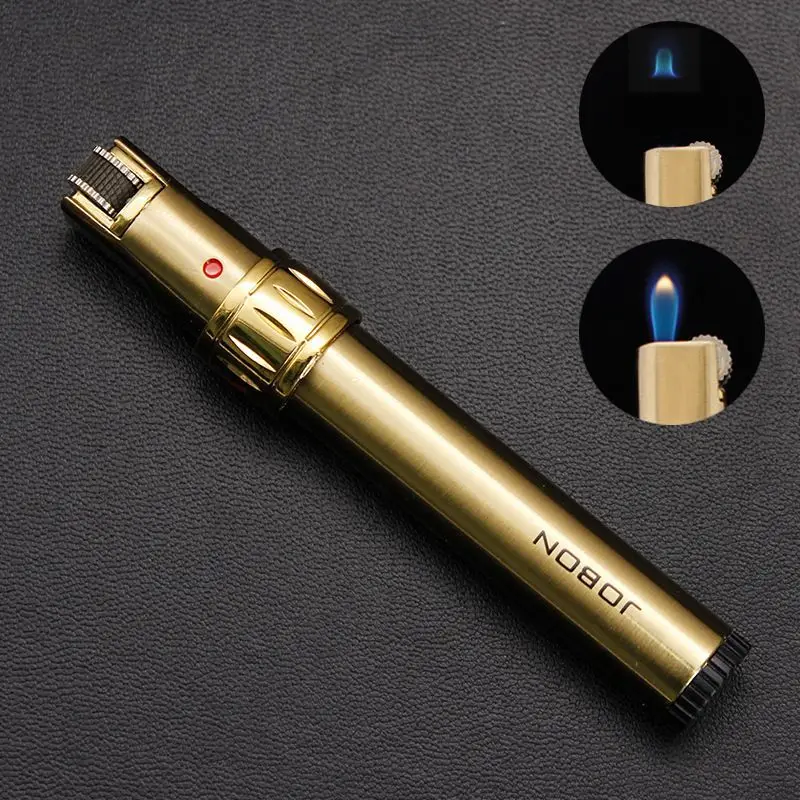 

Locked Flame Rotary Switch Creative Grinding Wheel Lighter Metal Inflatable Lighter Smoking Accessories Gadgets for Men