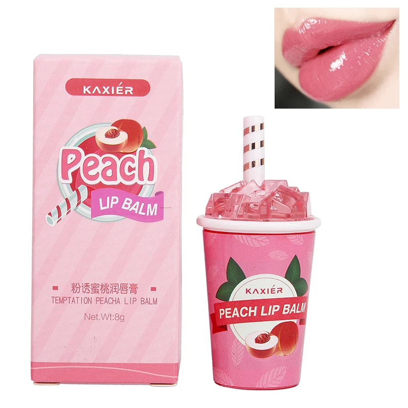 

Moisturizing 4 Color Lip Balm Ice Cream Bottle Lipstick Temperature Color Changing Korean Cosmetics Cute Lipbalm Long Lasting