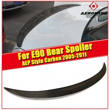 

For BMW 3 Series E90 4-door Sedan Duckbill Trunk Spoiler Wing 323i 325i 328i 330i 335i P Style Carbon Rear Wing Spoiler 2005-11