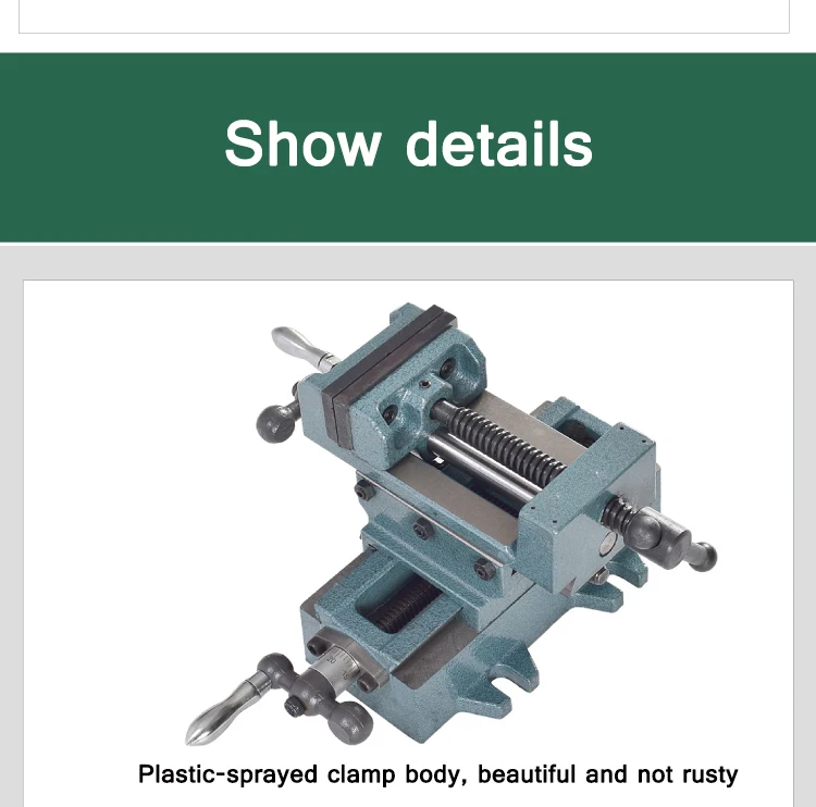 q97 Heavy-Duty Precision Cross-Nose Pliers Bench Vise Drilling Variable Milling