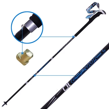 

Tube Trekking Pole Pipe Adjustable Ultralight Support Guide Carbon Fiber 2Pcs