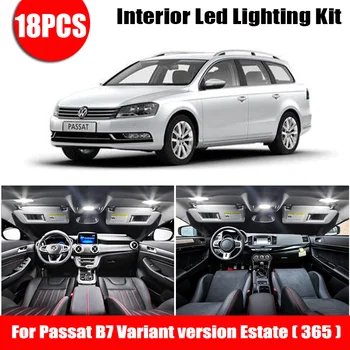 

18pcs LED Interior dome map reading Lights bulb Kit for 2011-2014 Volkswagen for Passat B7 Variant version Estate ( 365 ) ONLY