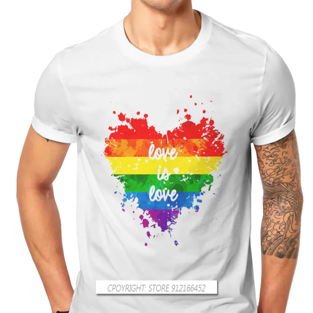 Хипстерские футболки с надписью Love Is Heart ЛГБТ гордость месяца для лесбиянок геев