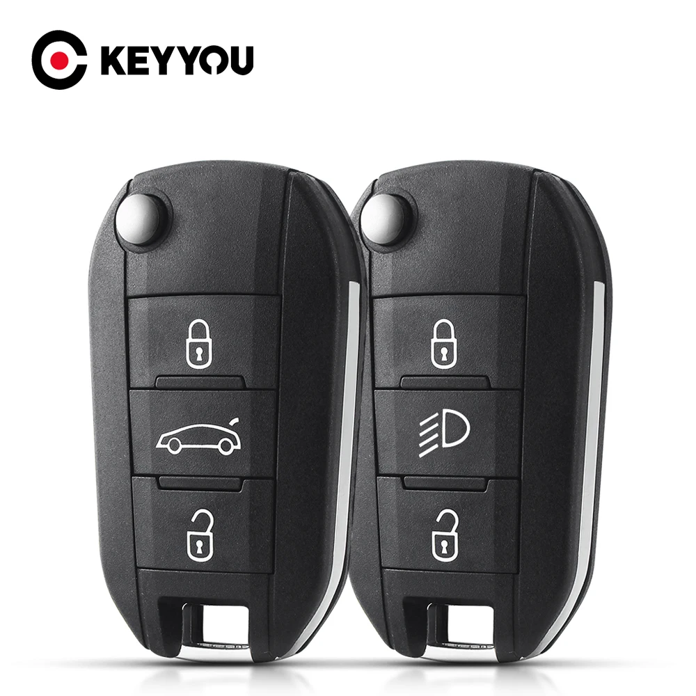Chiave telecomando per Peugeot 508 208 2008 308 3008 5008 Citroen C3 C4 C4L Elysee 3 pulsanti HU83 VA2 - H6d2e6cbae6d44d10956482195a4ffd94l