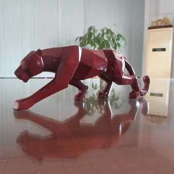 

Nordic Resin Crafts leopard Decoration Creative home accessories bedroom office Decoration Crafts home decoration