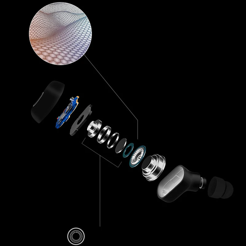 TWS Mini Earbuds Bluetooth 5 0 Earphones Wireless Noise Canceling Headset Headphone with Dual Mic for iPhone x Samsung