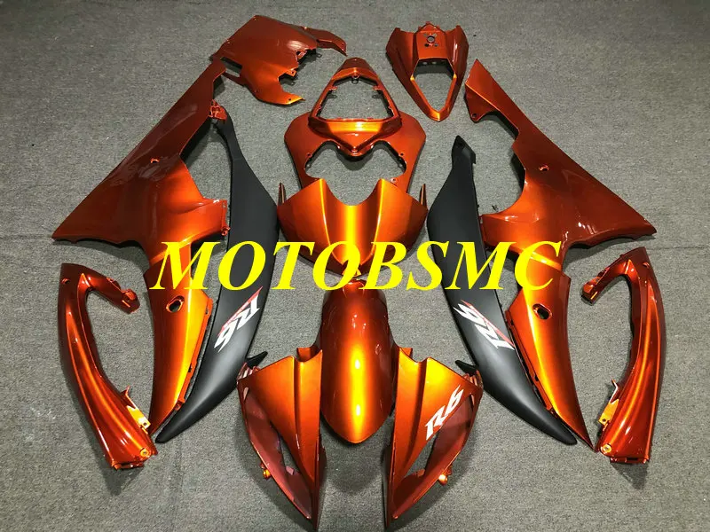 Комплект обтекателей под давлением для YZFR6 2008 2010 2015 YZF R6 08 09 10 15 YZF600 ABS красный