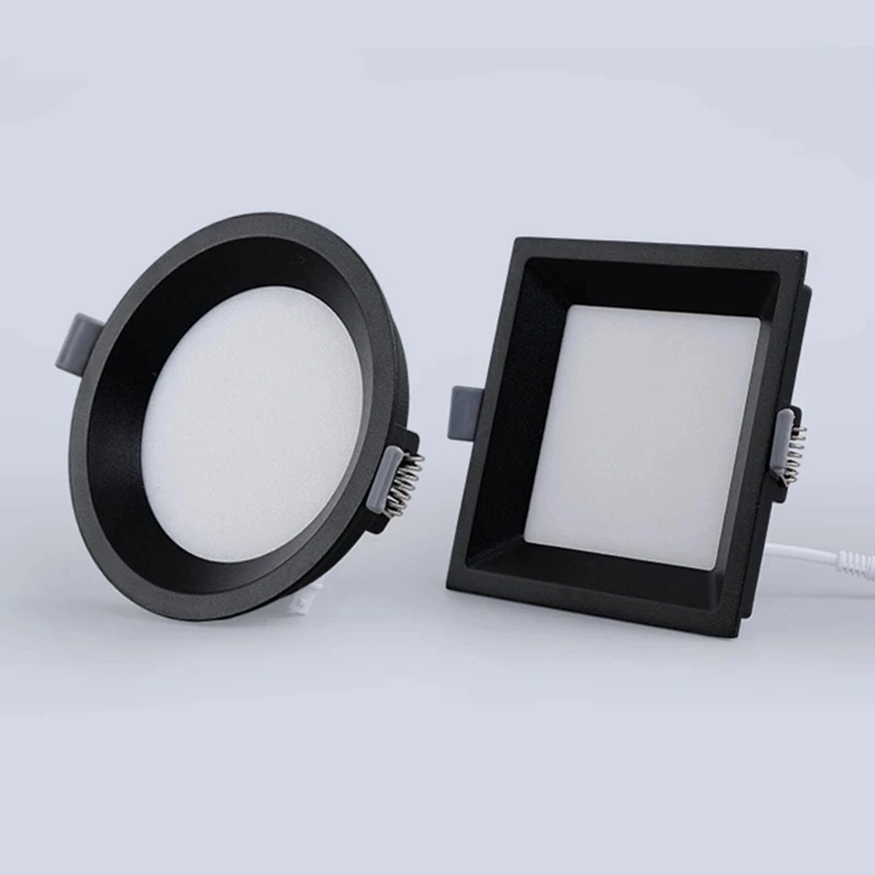 LED Kitchen and Bathroom Recessed Light AC85-265V Round / Square LED Ceiling Lamp Home Lighting 5W 9W 12W 16W 22W