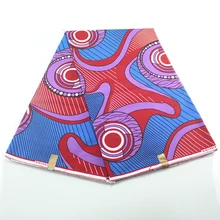 Хлопковый воск принты ткань Анкара батик, настоящий воск высокого качества 6 ярдов африканская ткань для вечерние платья