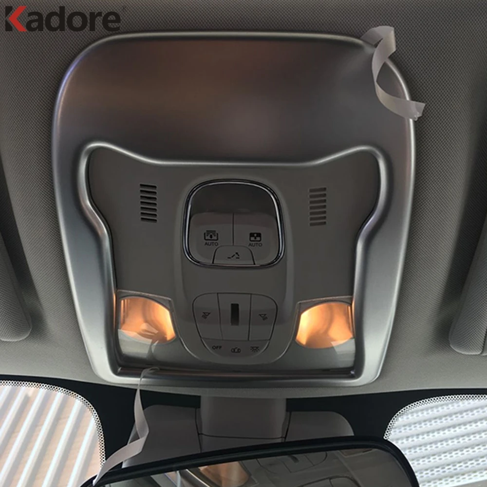Для Jeep Renegade 2014 2015 2016 2017 2018 2019 ABS матовый чехол для чтения рамка отделки автомобиля