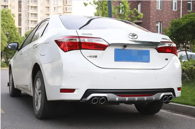 Для Corolla Body kit спойлер- для Toyota Corolla GS ABS задний спойлер передний бампер диффузор защитные бамперы