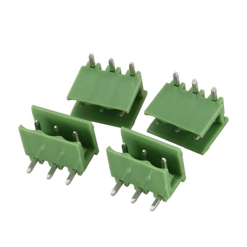 20 шт. 5,08 мм 3 Way PCB Крепление Винт клеммный блок для 14-22 AWG провода