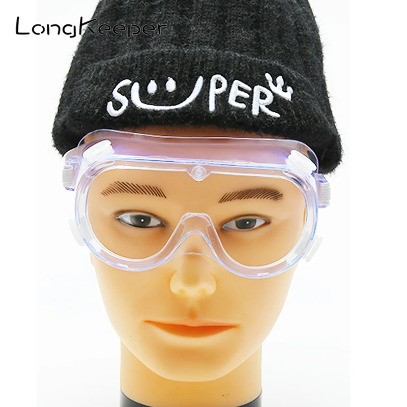 

100pcs/200pcs Protective Safety Glasses Men Women Anti-Fog Windproof Transparent Goggles Fast Shipping Via DHL/UPS/Fedex