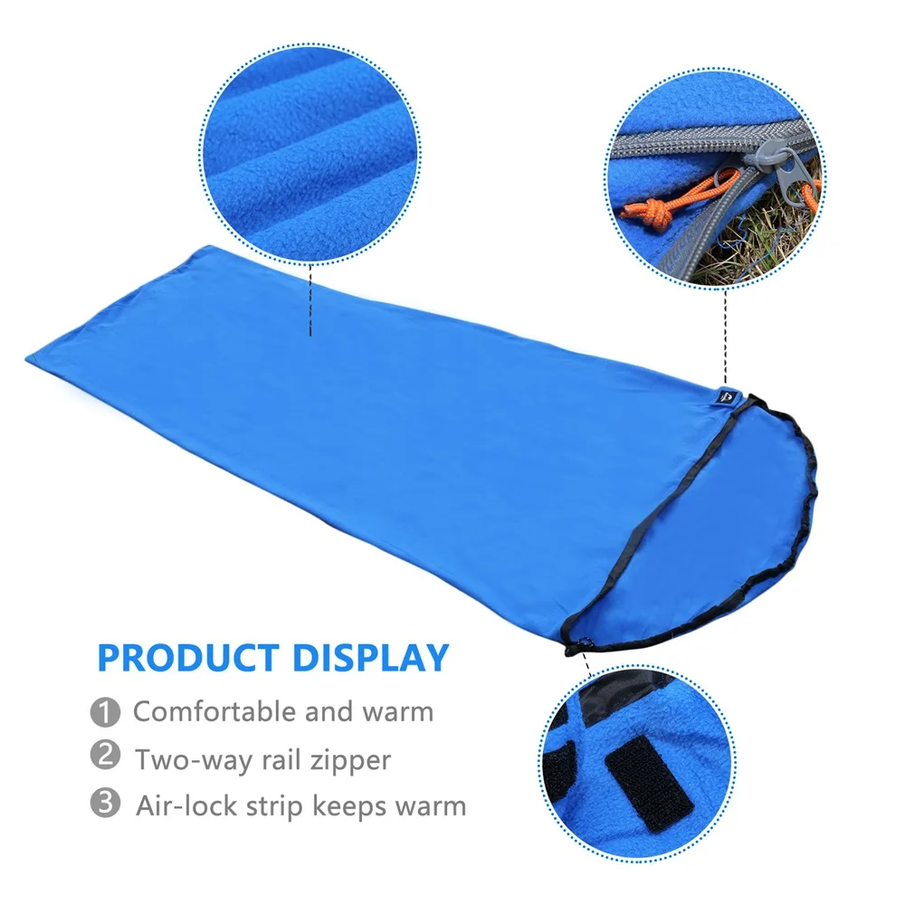 Envelope Type Sleeping Bag Ultralight Multifuntion Portable Outdoor Camping Sleeping Bags Travel Hiking Equipment 2 Colors