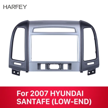 

Harfry 2 Din Car Radio Fascia Panel for HYUNDAI SANTAFE LOW-END 2006-2012 Install Frame Dash CD Auto Stereo Adapter ABS Plastic