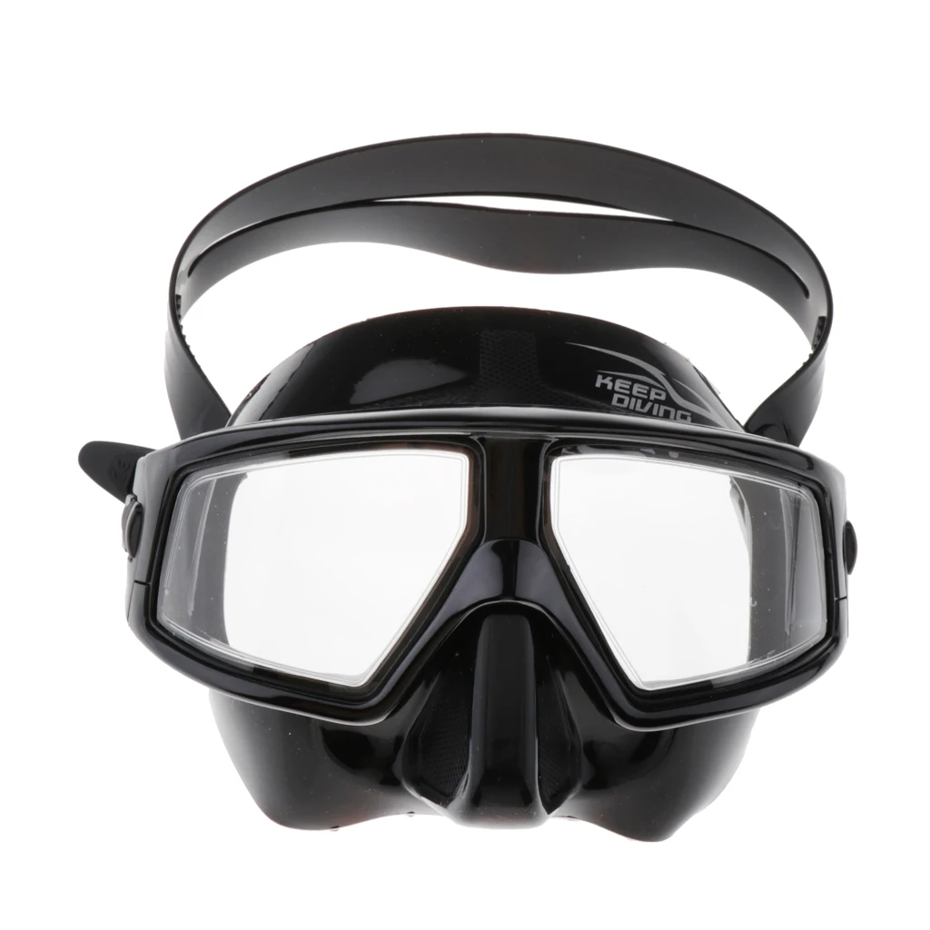 

Snorkeling Dive Mask - Wide View Free Diving Tempered Glass Goggle for Scuba Diving, Swimming - Various Colors