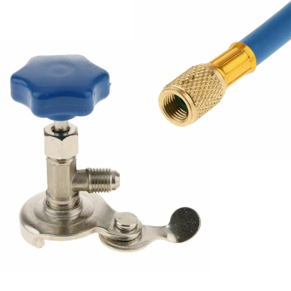 Reliable Hose Gauge Air Conditioning Measuring Refrigerants Recharge Protection Car A/C Detection Pressure Resistance Portable