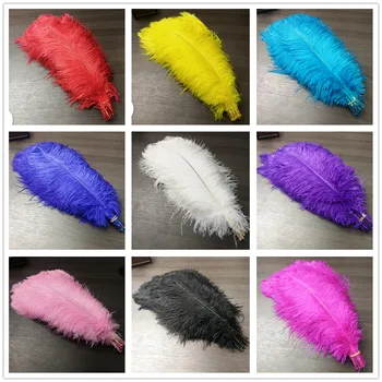

Wholesale 50pcs Beautiful Natural Ostrich Feathers 18-20 inch/45-50 cm For DIY Jewelry Craft Making Decoration