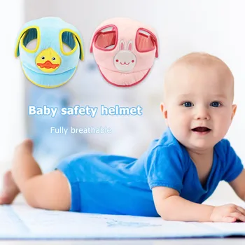 

Baby Anti-fall Head Protection Helmet Cap Infant Safety Anti-collision Hat Kids Walking Adjustable Soft Hat learns to walk Cap