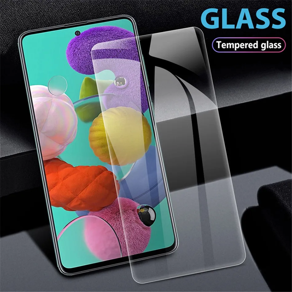 4Pcs Tempered Glass on For Samsung Galaxy A51 A52 A72 A32 A50 A12 A11 A40 A70 A20e A30s A10 A71 A31 A21s Screen Protector glass iphone screen protector