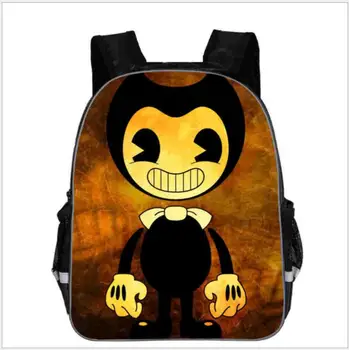 

Bendy And The Ink Machine Backpack For Children School Bags Cartoon Game Printing Book Backpack Daily School Mochilas