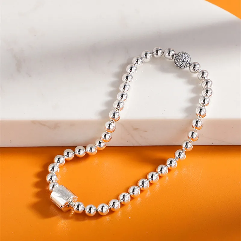 

2019 New Autumn silver 925 jewelry Beads & pave Bangles bracelets for women fit silver 925 Original charms beads DIY make