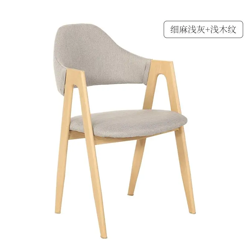 Стул для кафе, стулья для вечеринки, деревянный скандинавский обеденный стул, домашний простой стул, сетчатый красный стул для ресторана, чайного кофейня, столы и стулья - Цвет: Style 16
