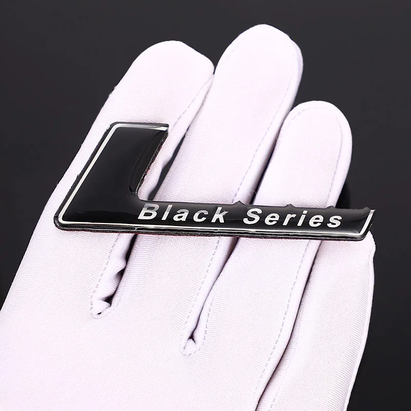 Наклейка с эмблемой автомобиля эмблемы Черная Серия логотип Стикеры для Mercedes SLS AMG W204 W203 W207 W211 W219 C63 C63 Авто Стайлинг