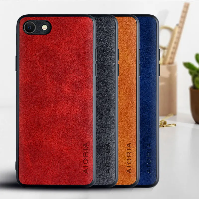 Чехол для iPhone 6 6S 7 8 Plus X XS XR 11 Pro Max SE 2020 кожаный чехол 6s x xs xr pro max|case for iphone|case iphone 5case