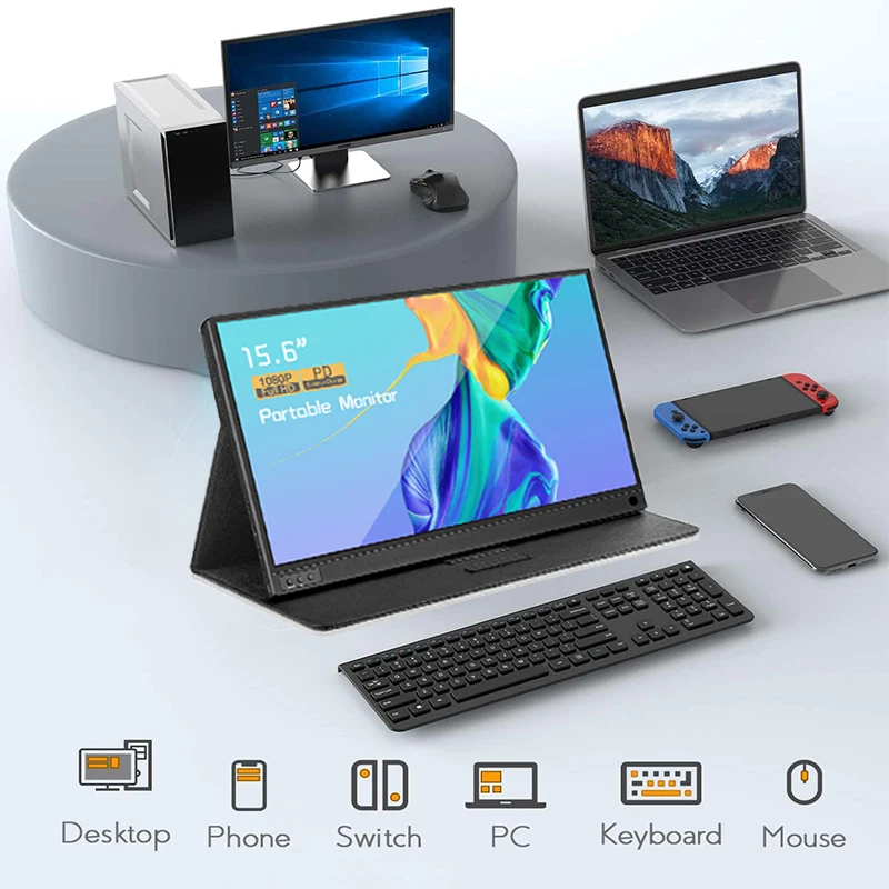 ZEUSLAP Новый 15 6 дюймовый сенсорный экран для samsung s8 s9 huawei mate10 P30 macbook ps4